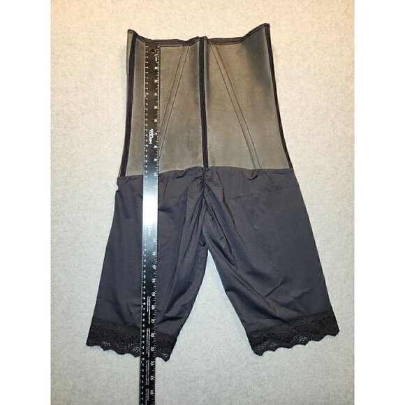 Squeem 26SB Sexy Body High Waist Mid Thigh Shaping Short Black Size 6 - Picture 2 of 7